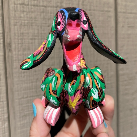 Vintage Oaxacan Alebrije handmade and signed by Pedro Fabian - Picture 6 of 7